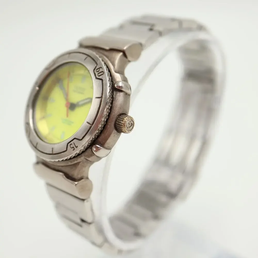 Guess Waterpro Womens 30mm Neon Yellow Watch 6